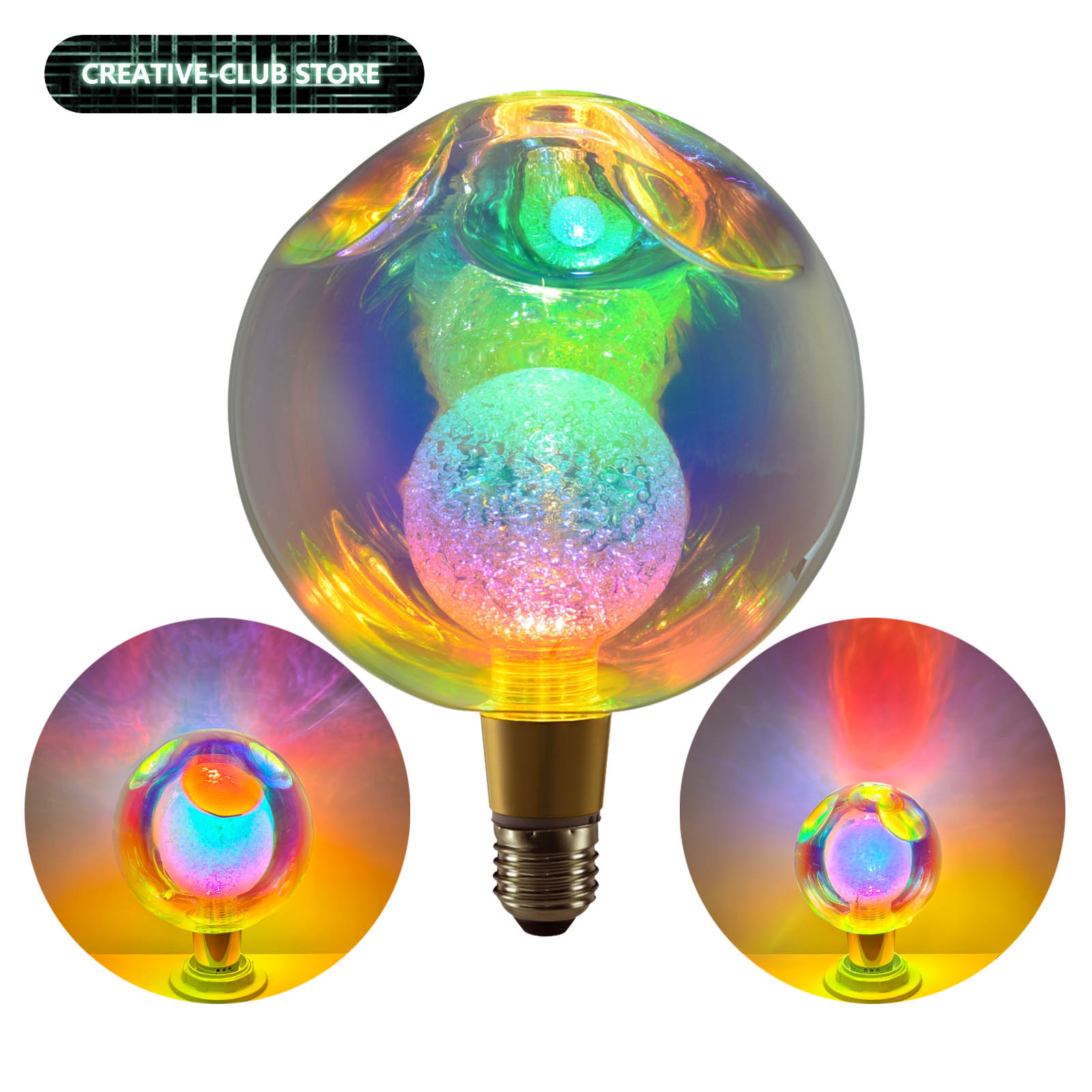 Vintage Lighting Decor - E27 P90 P120 P150 Round Ball