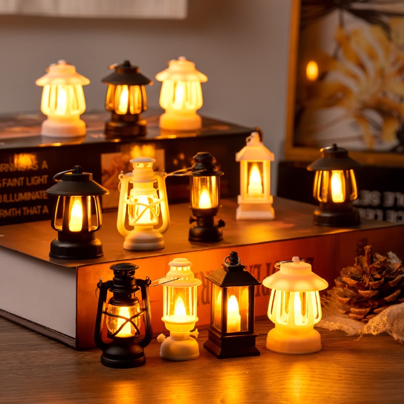 Lighting Decor House - 6cmMini Led Retro Glowing Pony Lantern