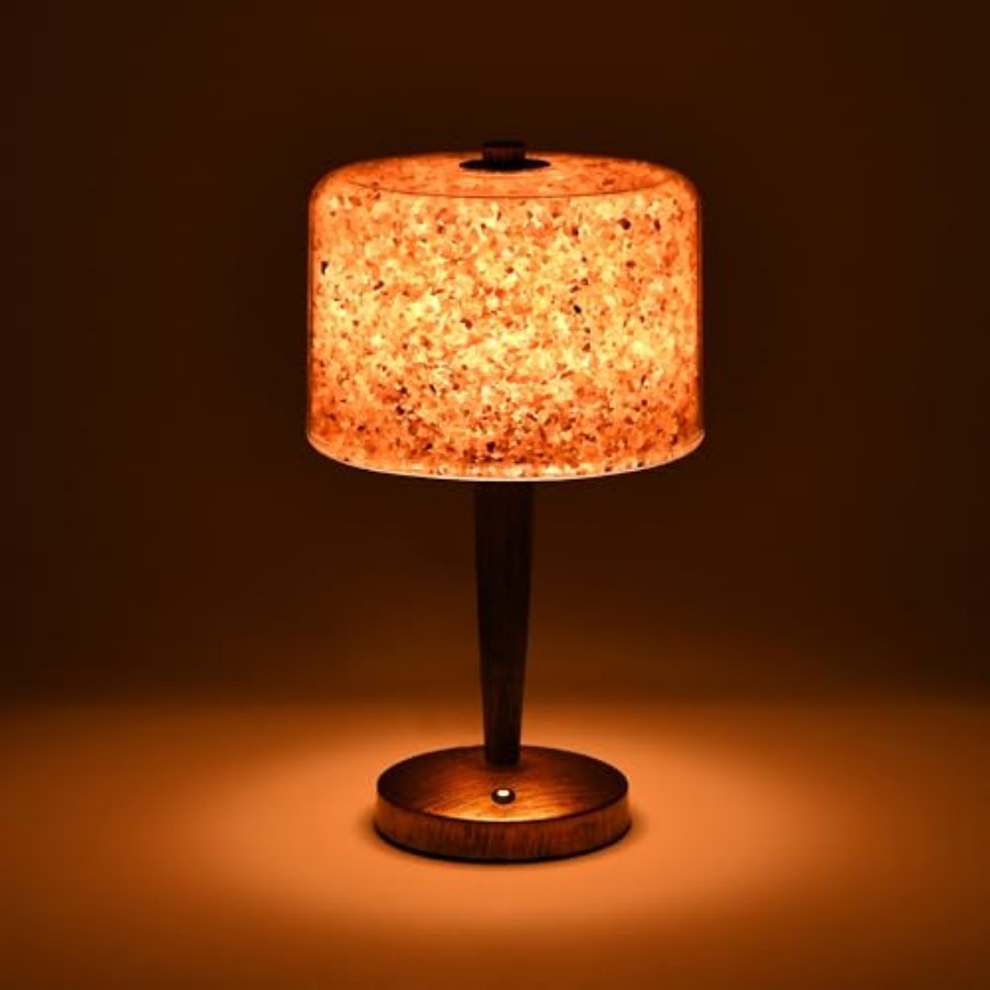 Salt lamp with Touch dimmer Co - Himalayan Salt Lamp recension och pris