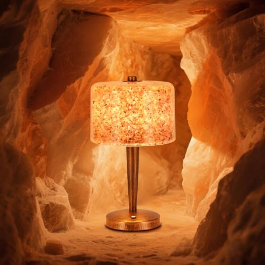 Salt lamp with Touch dimmer Co - Himalayan Salt Lamp recension och pris