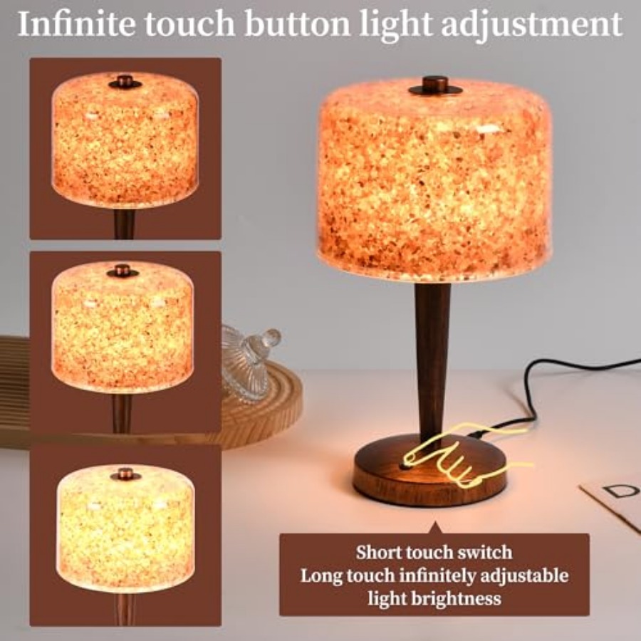 Salt lamp with Touch dimmer Co - Himalayan Salt Lamp recension och pris