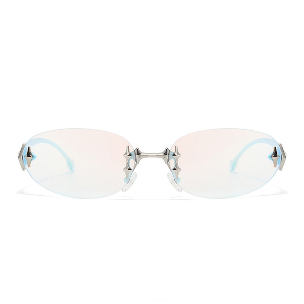 Y2K Style Frameless Sunglasses - Vintage Lighting Decor recension och pris