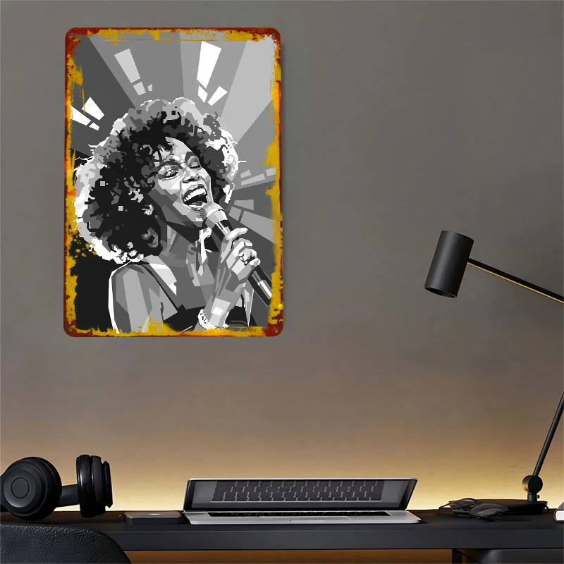 Whitney Houston Pop Art Portra - Lighting Decor Houston recension och pris