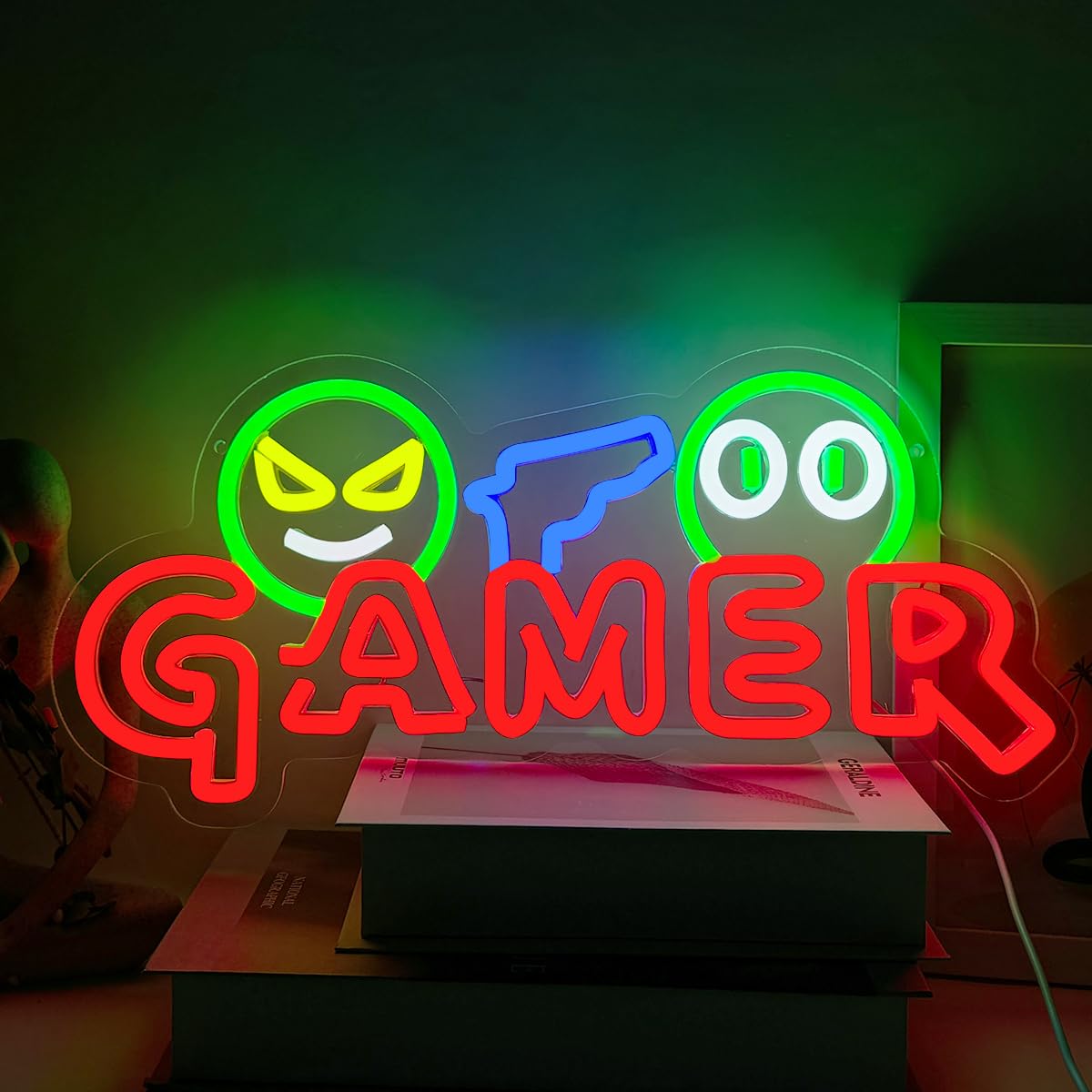 Gamer Neon Sign LED Wall Light - Lighting Decoration Wedding recension och pris