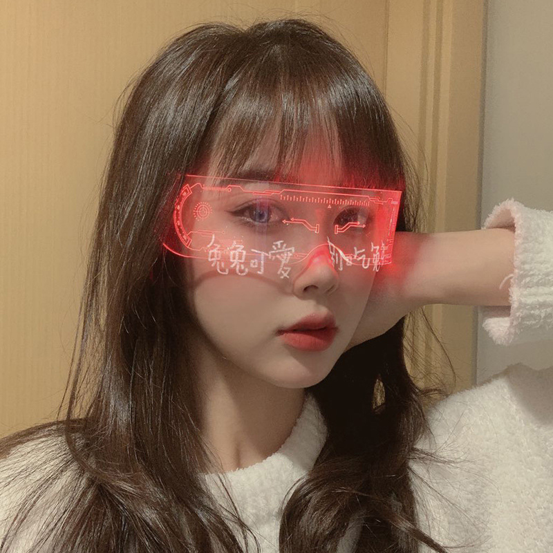 LED Luminous Colorful Sunglass - Lighting Decor Items recension och pris