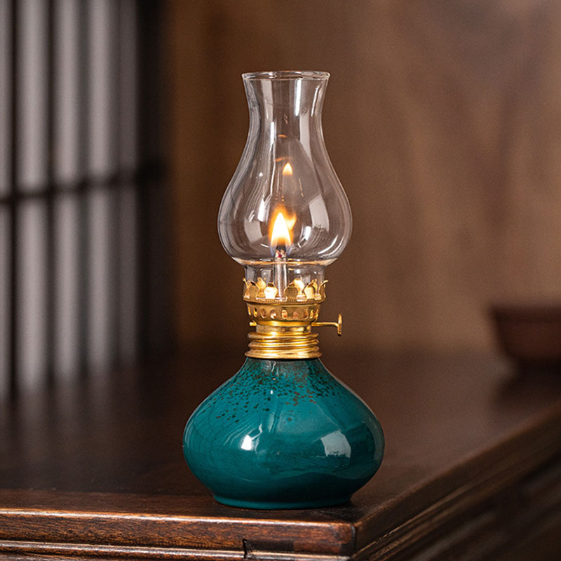 Vintage Ceramic Lotus Oil Lamp - Vintage Lighting Decor recension och pris