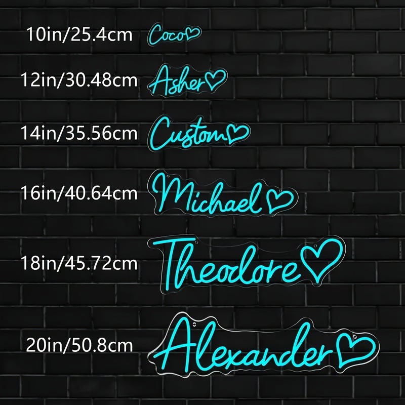 Custom LED Personalized Neon S - Lighting Decoration Wedding recension och pris