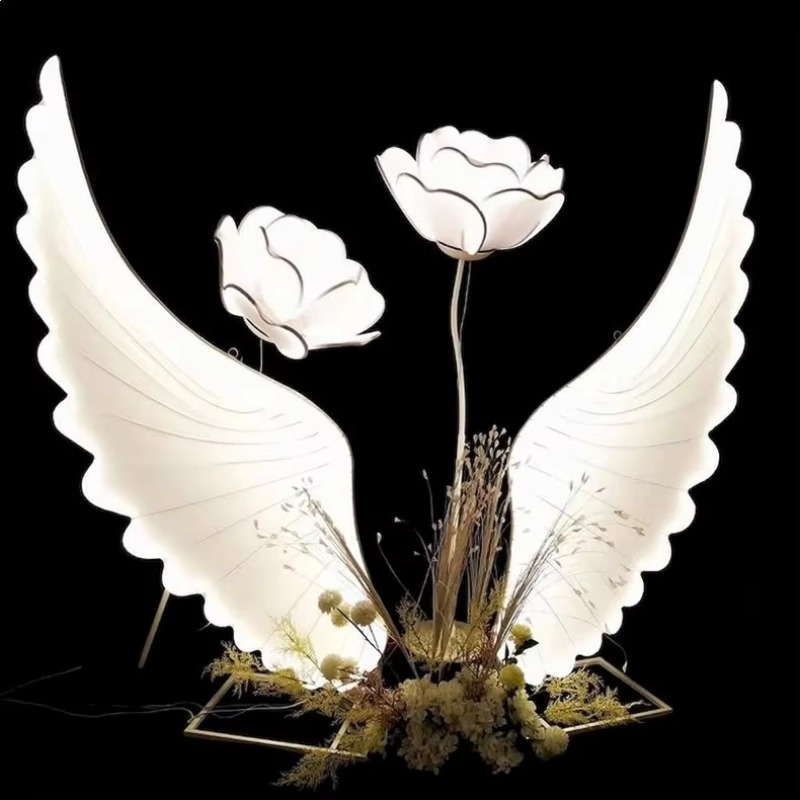 Glowing Angel Wings Light Prop - Lighting Decoration Wedding recension och pris
