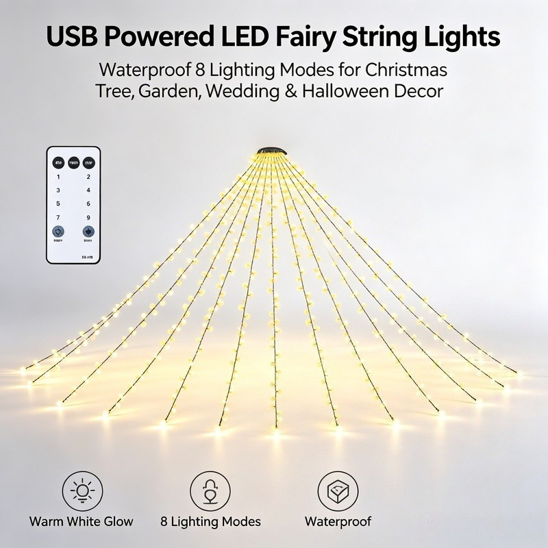 USB LED Fairy String Lights, W - Lighting Decoration Wedding recension och pris