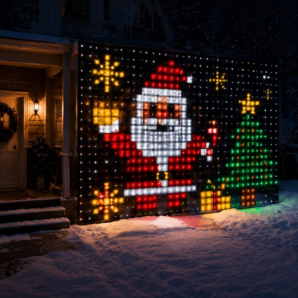 LED Pixel Curtain Lights Bluet - Lighting Decoration For Home recension och pris