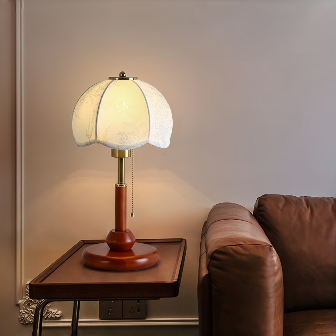 Vintage Scalloped Dome Table L - Vintage Lighting Decor recension och pris