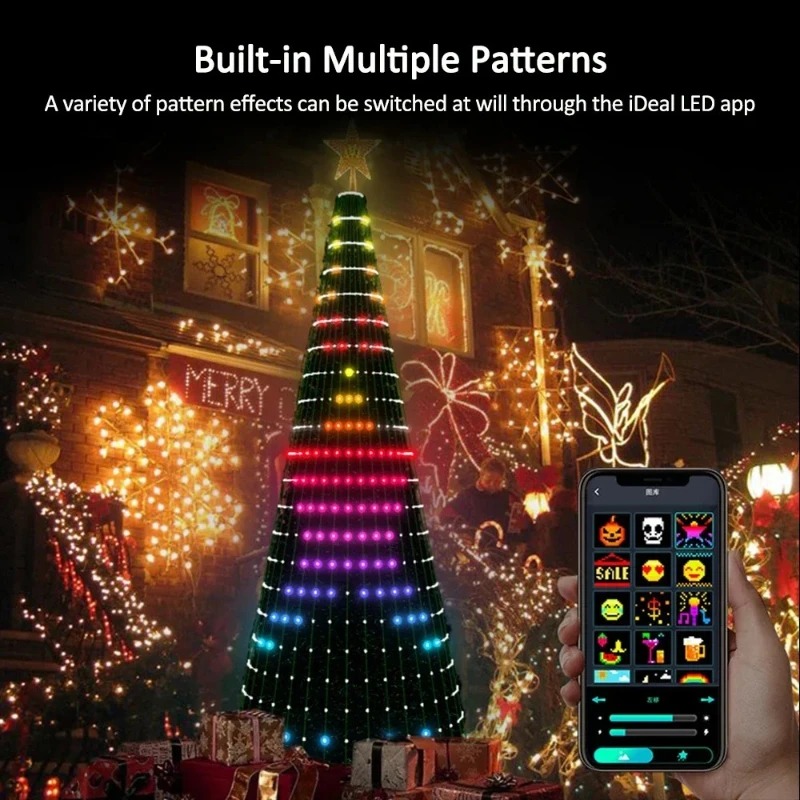Christmas Star Tree Lights RGB - Lighting Decoration For Home recension och pris