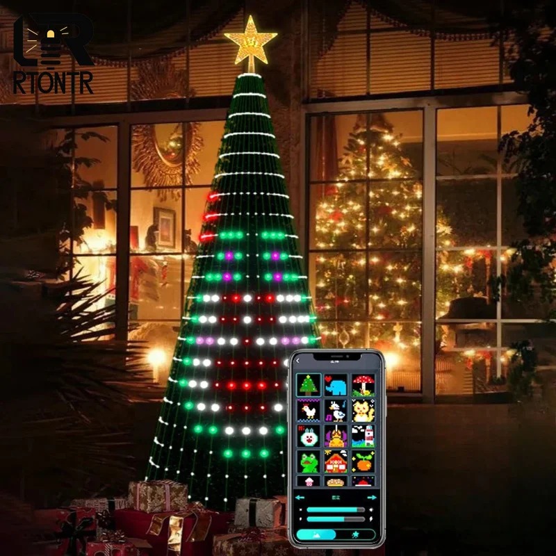 Christmas Star Tree Lights RGB - Lighting Decoration For Home recension och pris