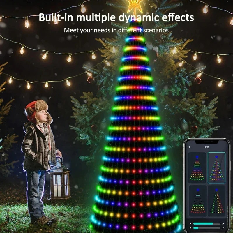 Christmas Star Tree Lights RGB - Lighting Decoration For Home recension och pris