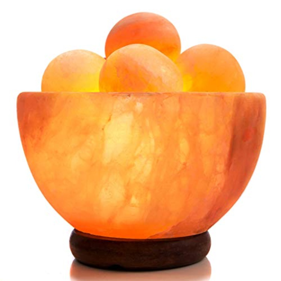 Himalayan Salt Lamp with 6 Him - Himalayan Salt Lamp recension och pris