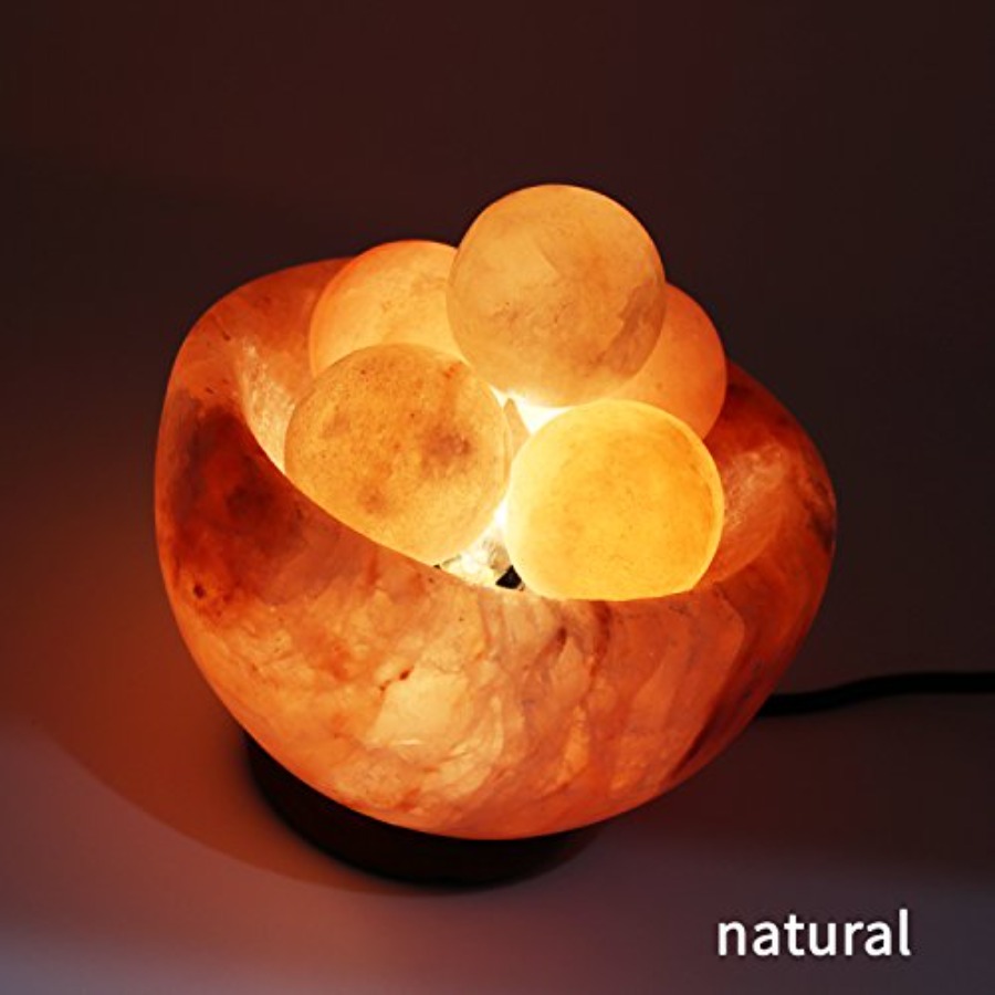 Himalayan Salt Lamp with 6 Him - Himalayan Salt Lamp recension och pris