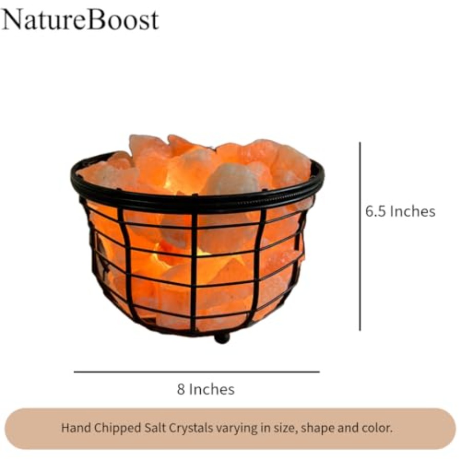 NB Himalayan Pink Salt Metal L - Himalayan Salt Lamp recension och pris