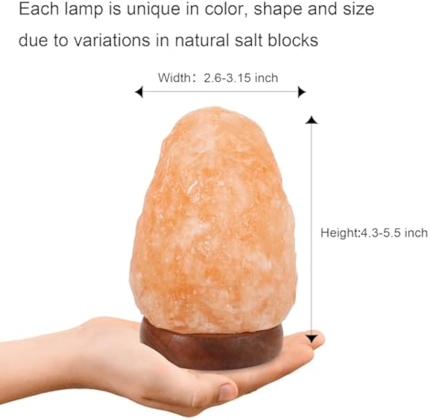 Organic Material Himalayan Sal - Himalayan Salt Lamp recension och pris