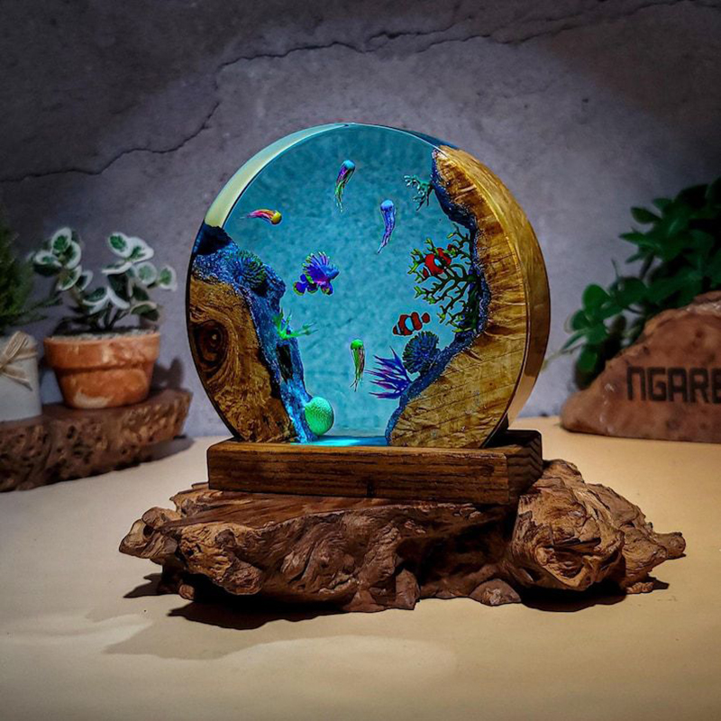 Ocean Aquarium Organism Resin  - Lighting Decoration Wedding recension och pris