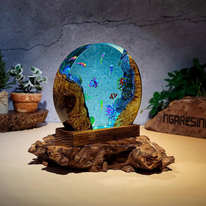 Ocean Aquarium Organism Resin  - Lighting Decoration Wedding recension och pris