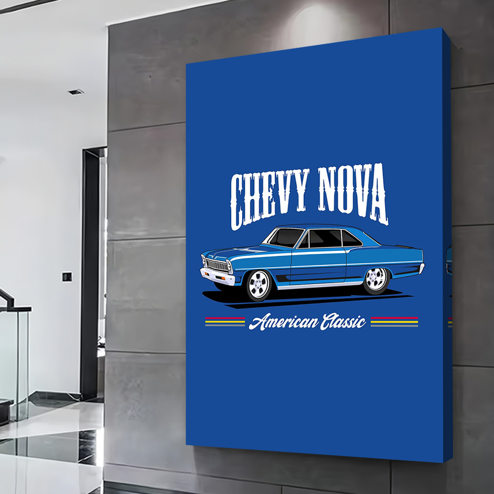Chevy Nova Classic Cars Printi - Nova Decor & Lighting Juletrelys recension och pris