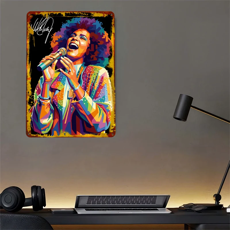Whitney Houston Singing Pop Ar - Lighting Decor Houston recension och pris