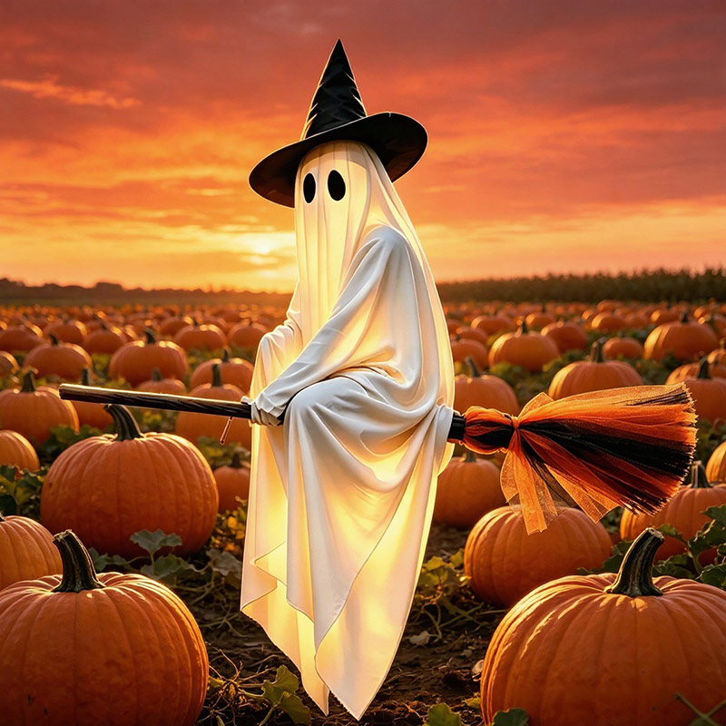 Halloween Flying Brooms And Gh - Lighting Decor House recension och pris