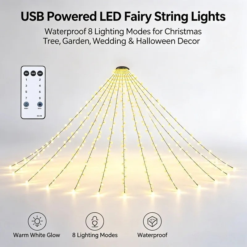 Waterproof USB LED String Ligh - Lighting Decoration Wedding recension och pris