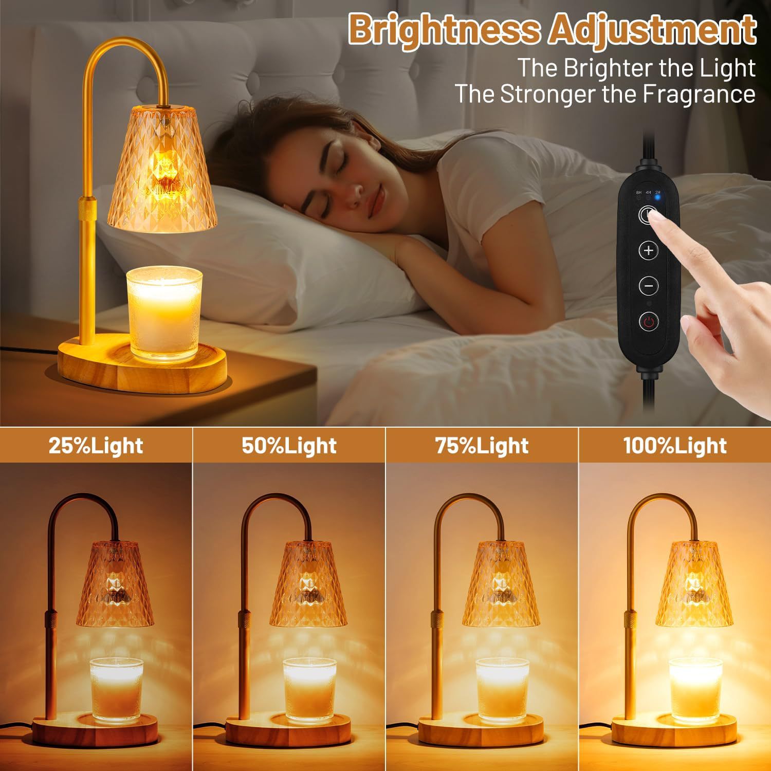 Flameless Wax Melt Warmer Lamp - Vintage Lighting Decor recension och pris
