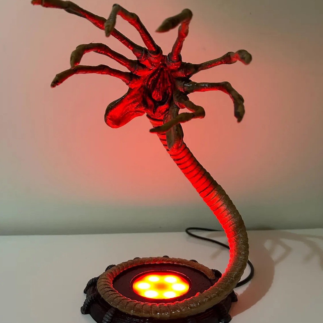 Alien Facehugger Lamp Nightlig - Lighting Decoration For Home recension och pris