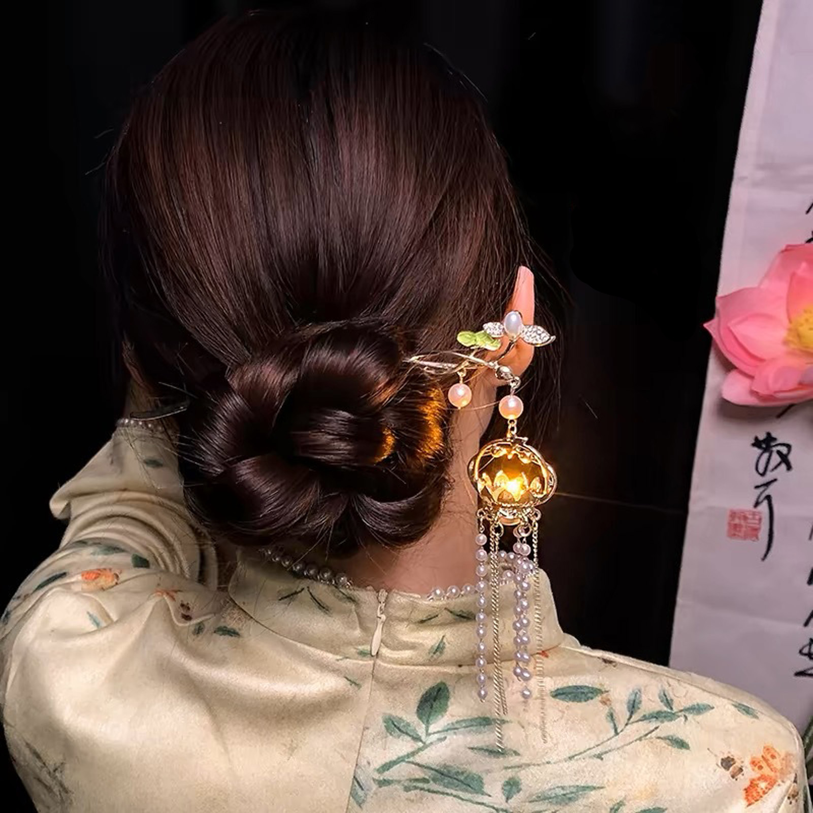 Luminous Flower Hairpin For Wo - Vintage Lighting Decor recension och pris
