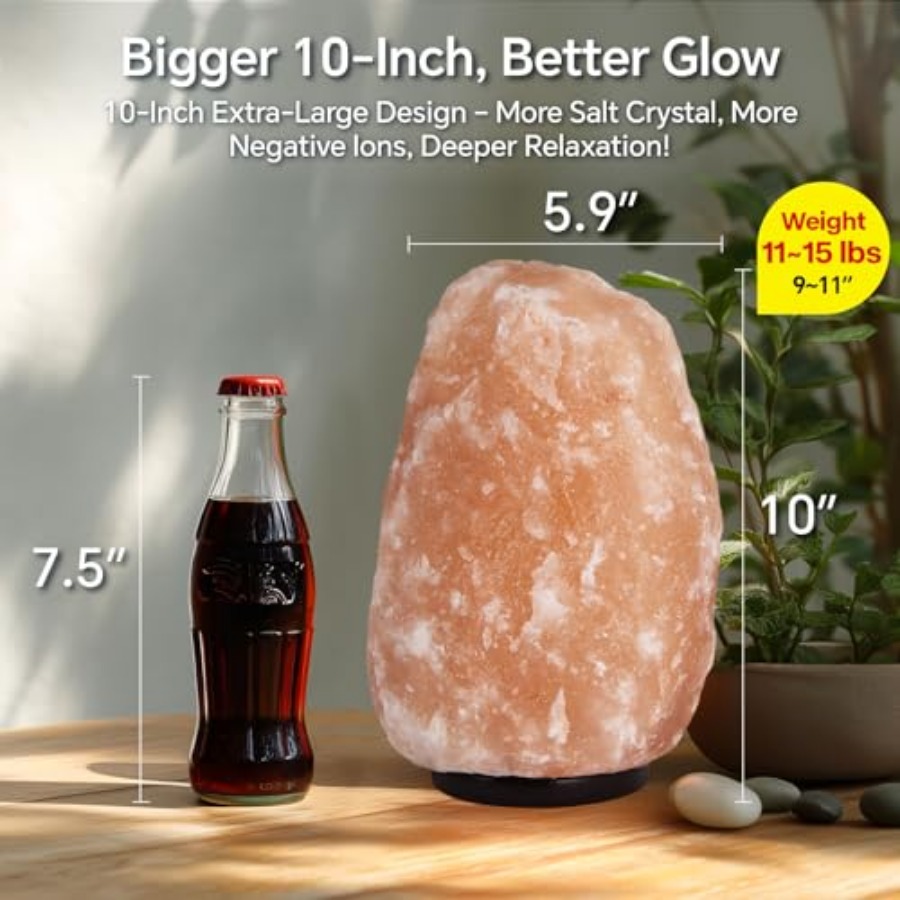Himalayan Salt Lamp - 9-11 Inc - Himalayan Salt Lamp recension och pris