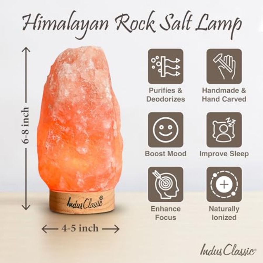 LN-02 Pack of 2 Natural Himala - Himalayan Salt Lamp recension och pris
