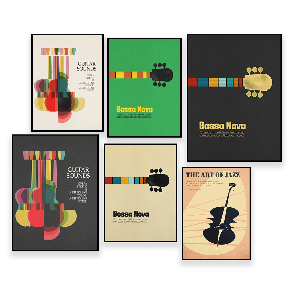 Bossa Nova Poster, Jazz Print, - Nova Decor & Lighting Juletrelys recension och pris