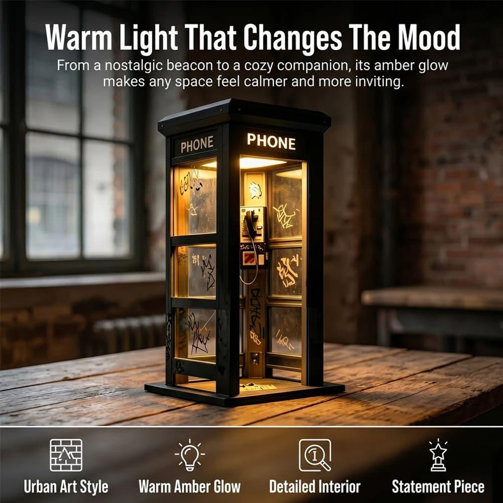 Vintage London Telephone Booth - Vintage Lighting Decor recension och pris