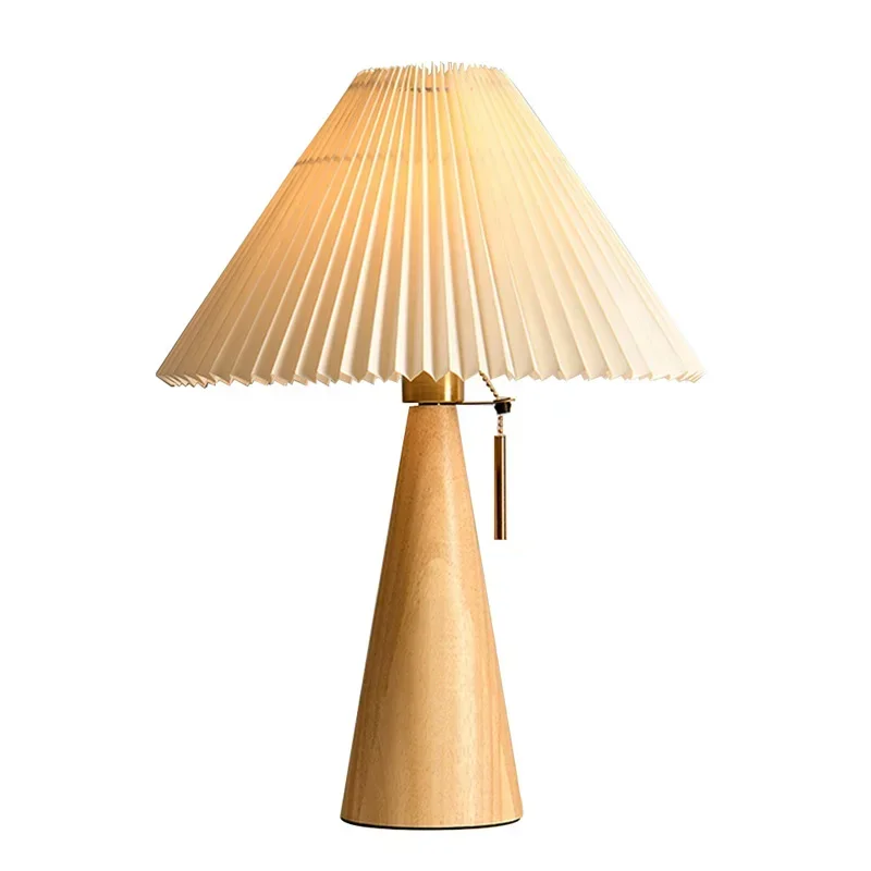 Retro Pleated Table Lamp Nordi - Lighting Decoration For Home recension och pris