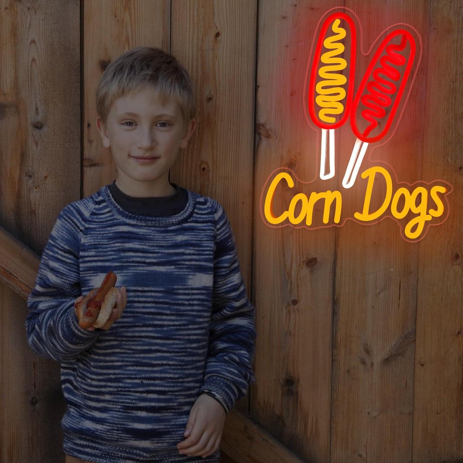 Corn Dog Neon Sign Snack USB D - Lighting Decoration Wedding recension och pris
